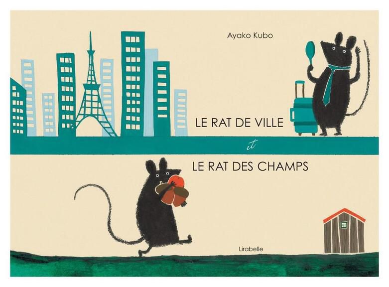 Image représentant la couverture du livre  Le rat de ville et le rat des champs