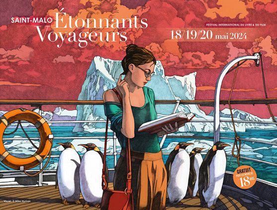 Image de l'affiche du Festival "Les Étonnants Voyageurs" 2024
