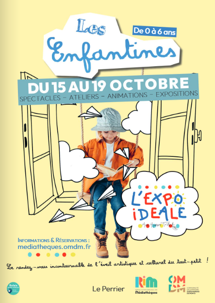 Affiche du festival Les Enfantines 2025