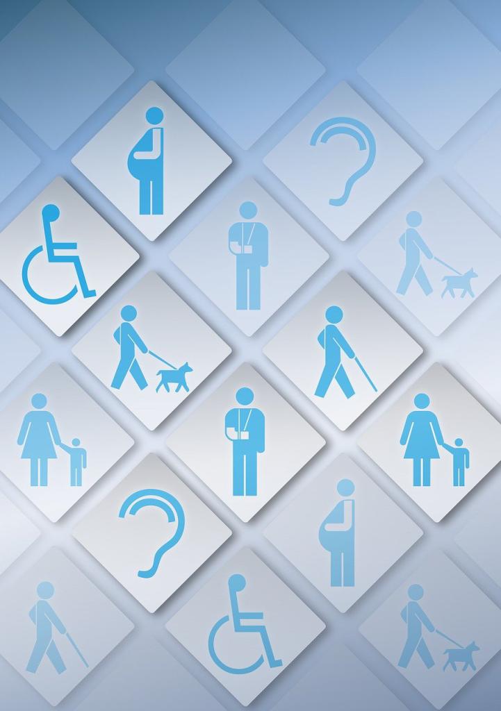 Image représentant des pictos de personnes concernées par l'accessibilité