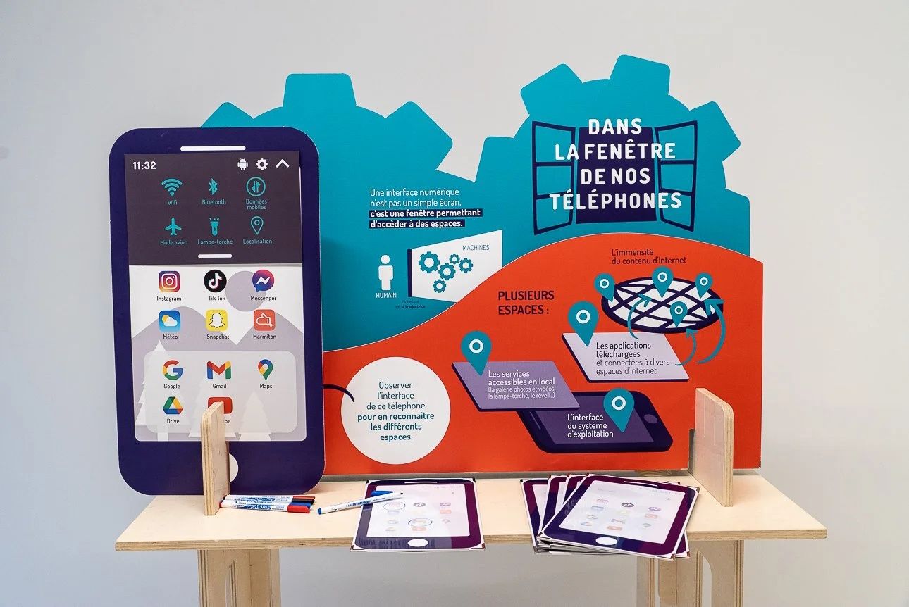 présentation d'un module de l'exposition