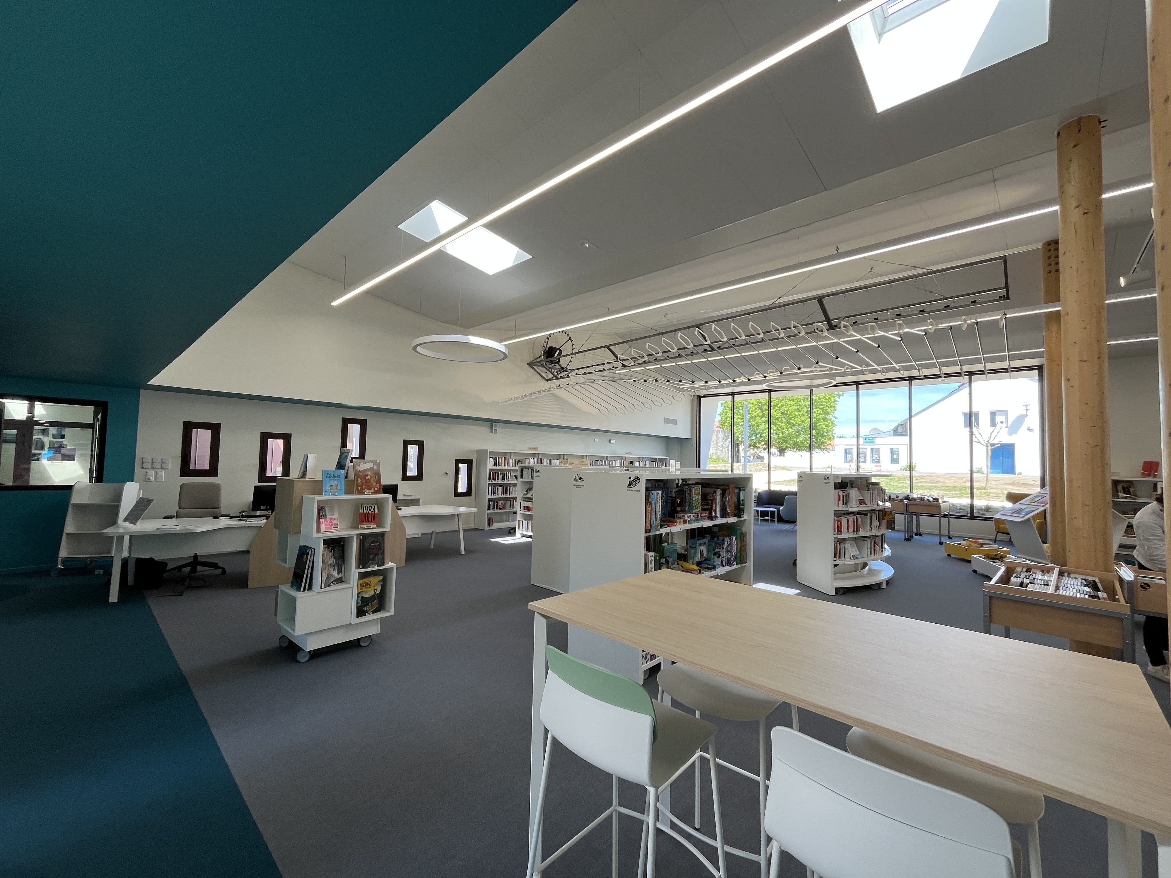 Image représentant la bibliothèque de l'Île d'Yeu.