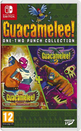 Visuel du jeu présentant les personnages de Guacamelee 1 et 2
