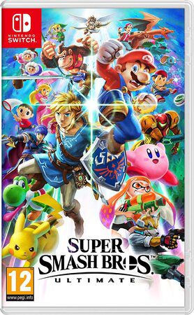 Visuel du jeu avec les personnages issus des mondes de la gamme de jeux Nintendo comme Mario, Kirby, Pikachu ou encore Zelda