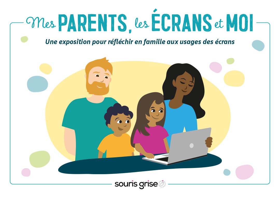 Image représentant l'exposition "Mes parents, les écrans et moi"