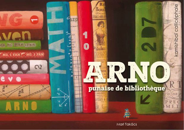 Image de la couverture du kamishibaï Arno et la punaise de bibliothèque