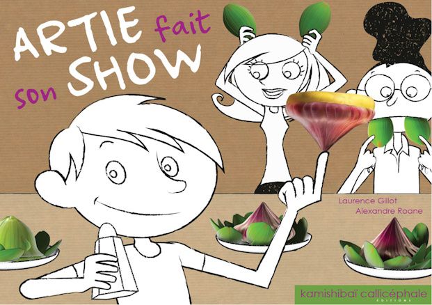 mage de la couverture du kamishibaï Artie fait son show