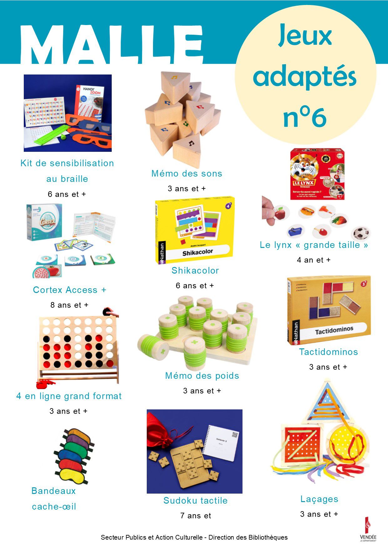 Jeux adapt&eacute;s 6 