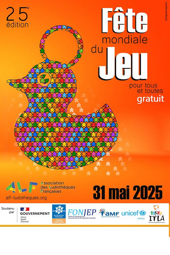 Image de l'affiche de la fête mondiale du jeu 2025