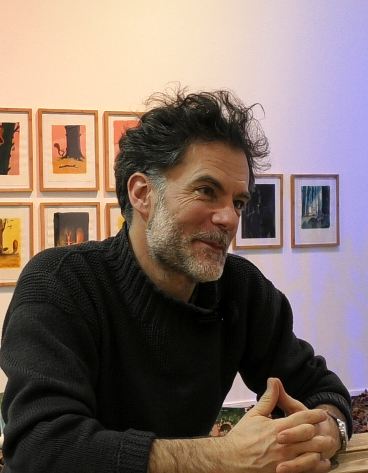 Image d'Olivier Tallec lors de l'interview