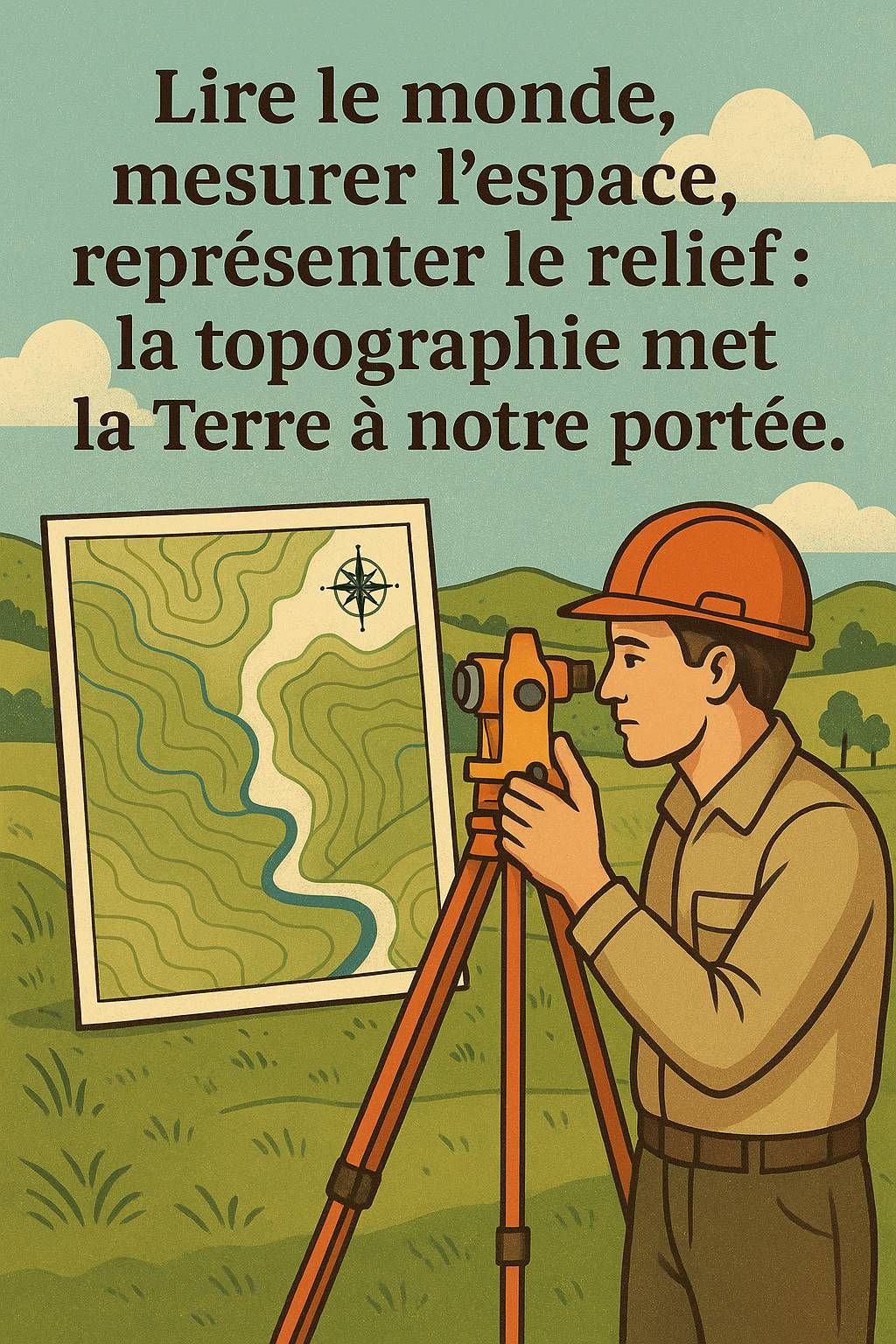 La topographie : mesurer, représenter et comprendre l’espace terrestre.
